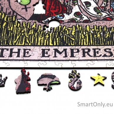 Tarot: The Empress (Rider-Waite) Dėlionė Iš Medžio (250 detalių) Fantasy Puzzles 2