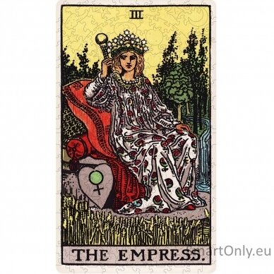 Tarot: The Empress (Rider-Waite) Dėlionė Iš Medžio (250 detalių) Fantasy Puzzles 3