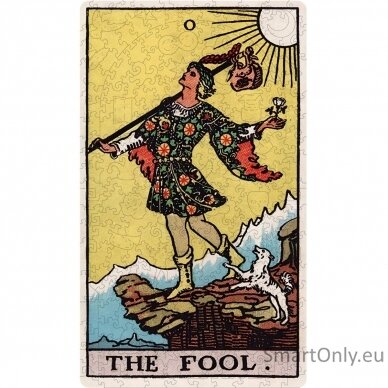 Tarot: The Fool (Rider-Waite) Dėlionė Iš Medžio (250 detalių) Fantasy Puzzles 1