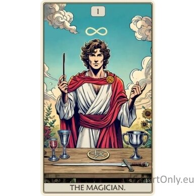 Tarot: The Magician Dėlionė Iš Medžio (250 detalių) Fantasy Puzzles