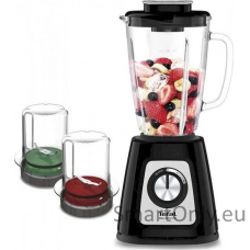 TEFAL Blender BL438831 BlendForce Tabletop 800 W Jar material Glass Jar capacity 1.25 L Ice crushing Black