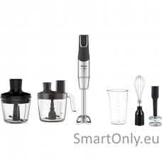 TEFAL Blender Infinity Force Pro 5in1 HB95LD38 Hand Blender 1200 W Number of speeds Variable Black/Stainless steel