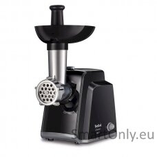 TEFAL Meat mincer NE105838 Black 1400 W Number of speeds 1 Throughput (kg/min) 1.7 The set includes 3 stainless steel sieves for medium or coarse grinding.