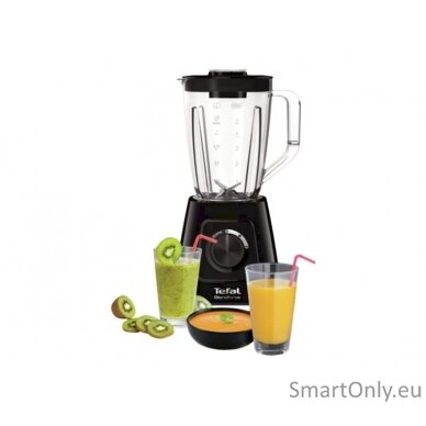 TEFAL Blender BL420838 BlendForce Tabletop 600 W Jar material Plastic Jar capacity 1.25 L Ice crushing Black 4