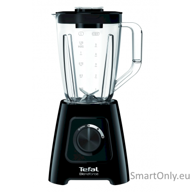 TEFAL Blender BL420838 BlendForce Tabletop 600 W Jar material Plastic Jar capacity 1.25 L Ice crushing Black