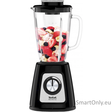 TEFAL Blender BL438831 BlendForce Tabletop 800 W Jar material Glass Jar capacity 1.25 L Ice crushing Black 1