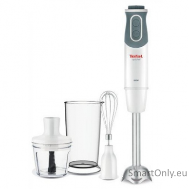 TEFAL Blender Optichef 3-in-1 HB643138 Hand Blender 800 W Number of speeds 20 Turbo mode Chopper White/Grey