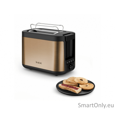 Tefal Coppertinto TT430G10 Toaster, 850 W, black/copper, Gold