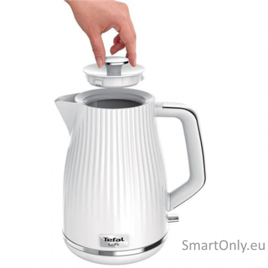 TEFAL | Electric Kettle | KO250130 | Electric | 2400 W | 1.7 L | Plastic | 360° rotational base | White 1