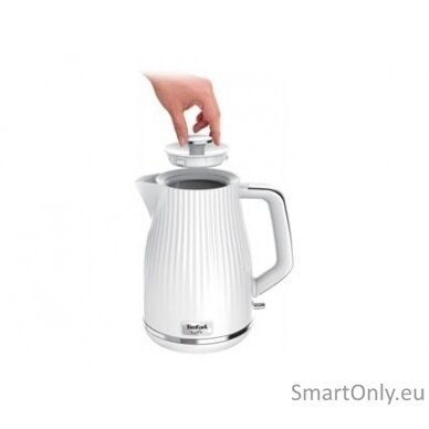 TEFAL | Electric Kettle | KO250130 | Electric | 2400 W | 1.7 L | Plastic | 360° rotational base | White 5