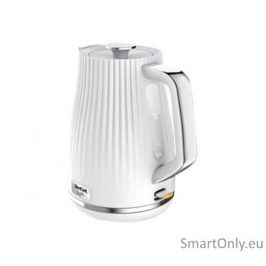 TEFAL | Electric Kettle | KO250130 | Electric | 2400 W | 1.7 L | Plastic | 360° rotational base | White