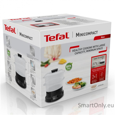 TEFAL Food Steamer VC139810	 Black 800 W Capacity 6 L Number of baskets 2 2