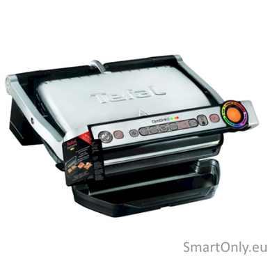 TEFAL | GC716D12 | OptiGrill+ + Waffle plate set | Electric Grill | 2000 W | Silver 1