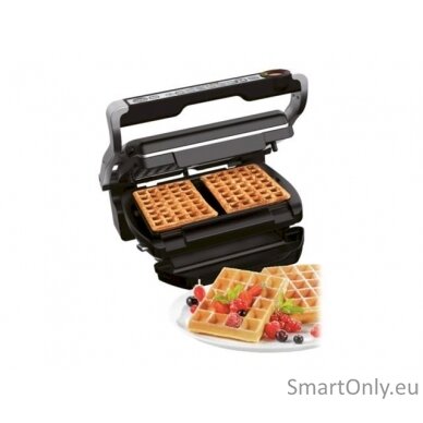 TEFAL | GC716D12 | OptiGrill+ + Waffle plate set | Electric Grill | 2000 W | Silver 4