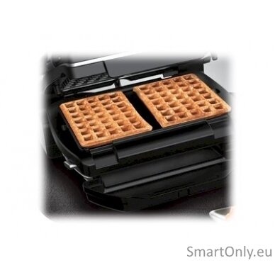 TEFAL | GC716D12 | OptiGrill+ + Waffle plate set | Electric Grill | 2000 W | Silver 6