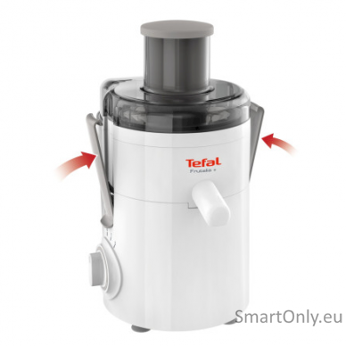 TEFAL | Juicer | ZE370138 Fruitelia Plus | White/Pepper | 350 W | Number of speeds 2 + Pulse 3