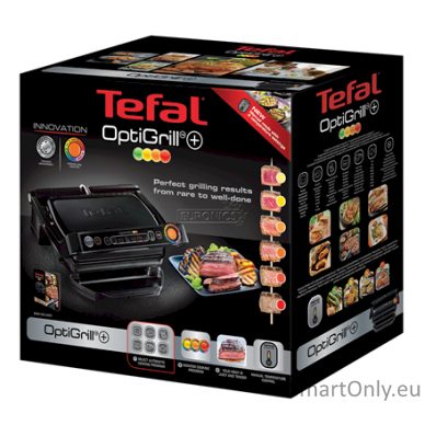 TEFAL OptiGrill+ GC712834 Contact grill 2000 W Black 2