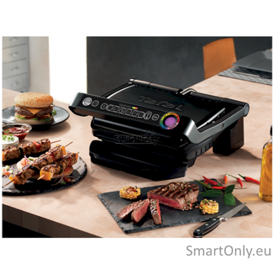 TEFAL OptiGrill+ GC712834 Contact grill 2000 W Black 3