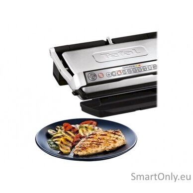 TEFAL OptiGrill XL GC724D12 Table 2000 W Black/Stainless steel 3