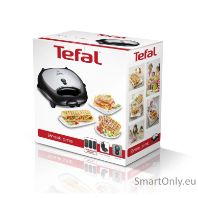 TEFAL Sandwitch Maker SW614831 700 W Number of plates 3 Black/Stainless Steel 3