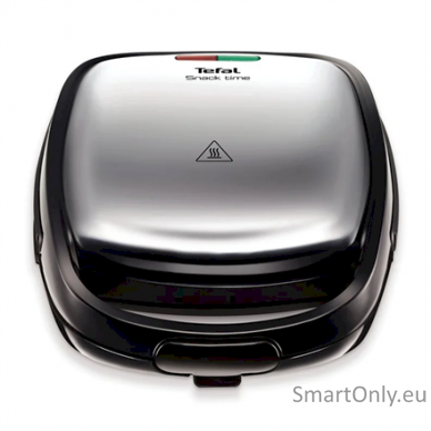 TEFAL | SW341D12 Snack Time | Sandwich Maker | 700 W | Number of plates 2 | Number of pastry | Diameter  cm | Stainless Steel/Black