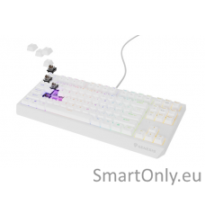 THOR 230 | Mechanical Gaming Keyboard | Wired | US | White | USB Type-A | Outemu Brown