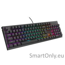 THOR 303 | Mechanical Gaming Keyboard | Wired | US | Black | USB Type-A | Outemu Brown