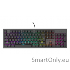 THOR 303 | Mechanical Gaming Keyboard | Wired | US | Black | USB Type-A | Outemu Brown