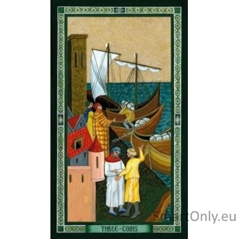 The Byzantine Tarot kortos ir knyga Schiffer Publishing 2