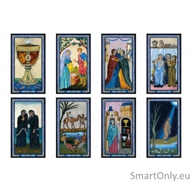 The Byzantine Tarot kortos ir knyga Schiffer Publishing 9