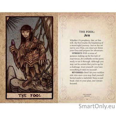 The Dark Crystal Taro kortos ir vadovas Insight Editions 2