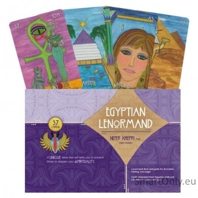 The Egyptian Lenormand kortos Schiffer Publishing