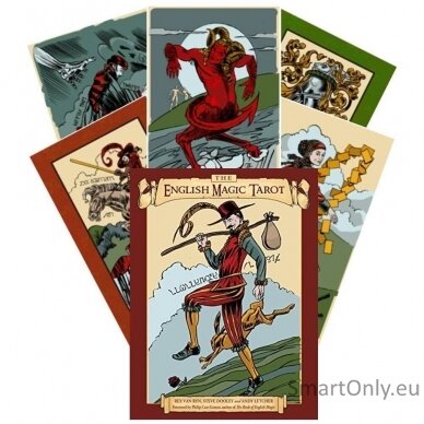 The English Magic Tarot kortos Weiser Books