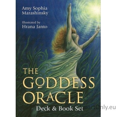 The Goddess Oracle kortų ir knygos rinkinys US Games Systems 4