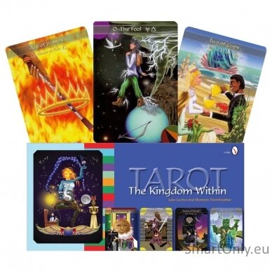 The Kingdom Within Tarot kortos Schiffer Publishing