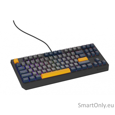 THOR 230 | Mechanical Gaming Keyboard | Wired | US | Naval Blue Negative | USB Type-A | Outemu Panda 1