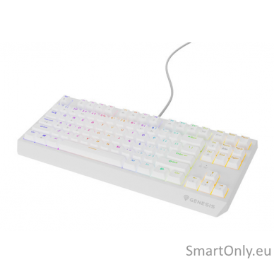 THOR 230 | Mechanical Gaming Keyboard | Wired | US | White | USB Type-A | Outemu Brown