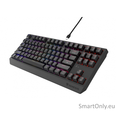 THOR 230 | Mechanical Gaming Keyboard | Wireless | US | Black | 2.4 GHz, Bluetooth, USB | Outemu Red 5