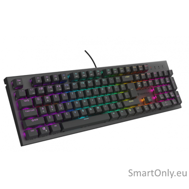 THOR 303 | Mechanical Gaming Keyboard | Wired | US | Black | USB Type-A | Outemu Brown 1