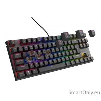 THOR 303 | Mechanical Gaming Keyboard | Wired | US | Black | USB Type-A | Outemu Brown 5