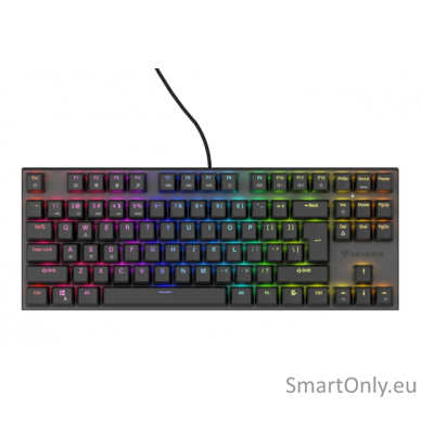 THOR 303 | Mechanical Gaming Keyboard | Wired | US | Black | USB Type-A | Outemu Brown 6