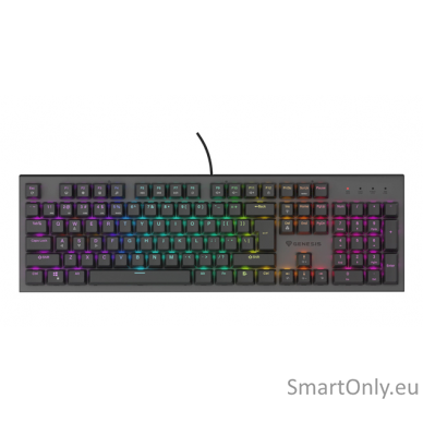 THOR 303 | Mechanical Gaming Keyboard | Wired | US | Black | USB Type-A | Outemu Brown