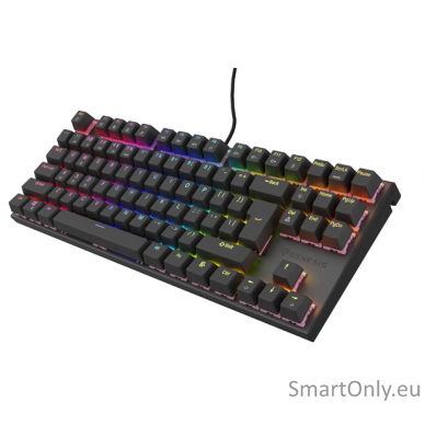 THOR 303 | Mechanical Gaming Keyboard | Wired | US | Black | USB Type-A | Outemu Peach Silent 3