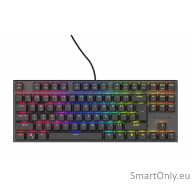 THOR 303 | Mechanical Gaming Keyboard | Wired | US | Black | USB Type-A | Outemu Peach Silent