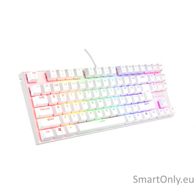 THOR 303 | Mechanical Gaming Keyboard | Wired | US | White | USB Type-A | Outemu Peach Silent 1