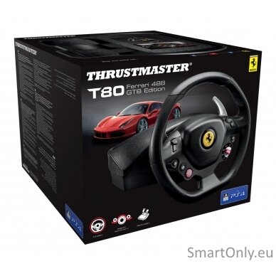 Thrustmaster | Steering Wheel | T80 Ferrari 488 GTB Edition | Game racing wheel