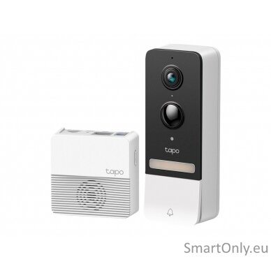 TP-LINK | Tapo Smart Battery Video Doorbell | Tapo D230S1