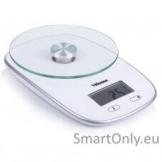 Tristar KW-2445 Kitchen scale, White Tristar Kitchen scales KW-2445 Maximum weight (capacity) 5 kg Graduation 1 g Display type LCD White