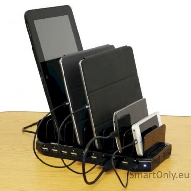 Tripp Lite | 10 Port USB Charging Station with Adjustable Storage | U280-010-ST-CEE | 96 W 1