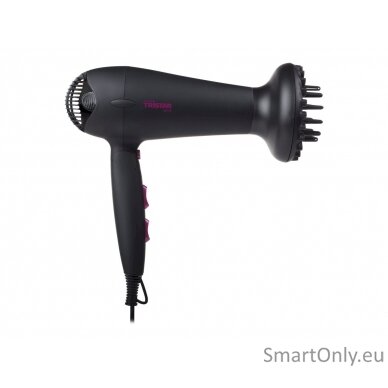 Tristar Hair dryer | HD-2358 | 2000 W | Number of temperature settings 3 | Ionic function | Black 2